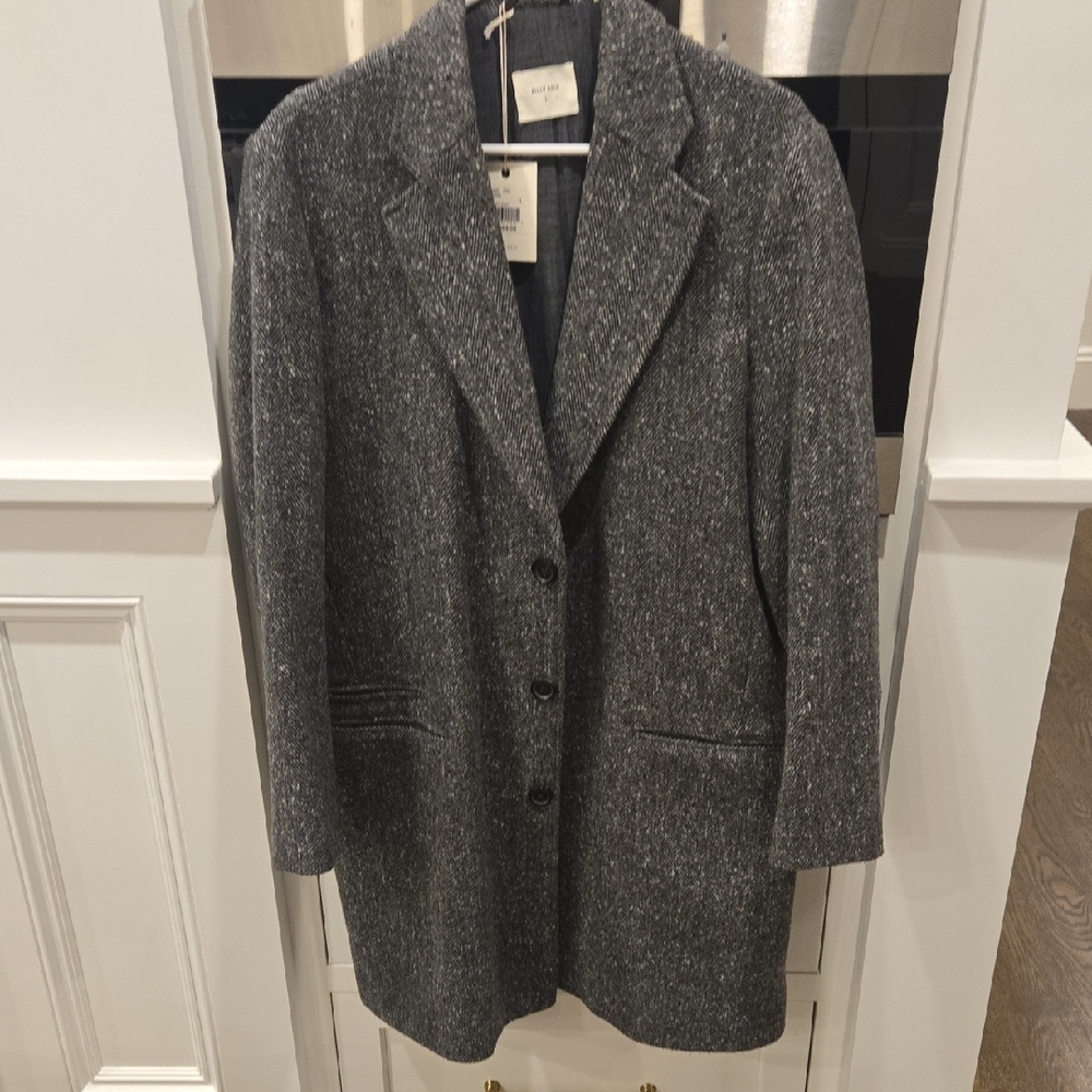 Billy Reid Charles Herringbone Coat Jacket